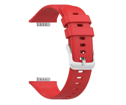 Pasek i akcesoria do zegarków FIXED Silicone Strap do Huawei Watch FIT 3 red FIXSSTB-1388-RD